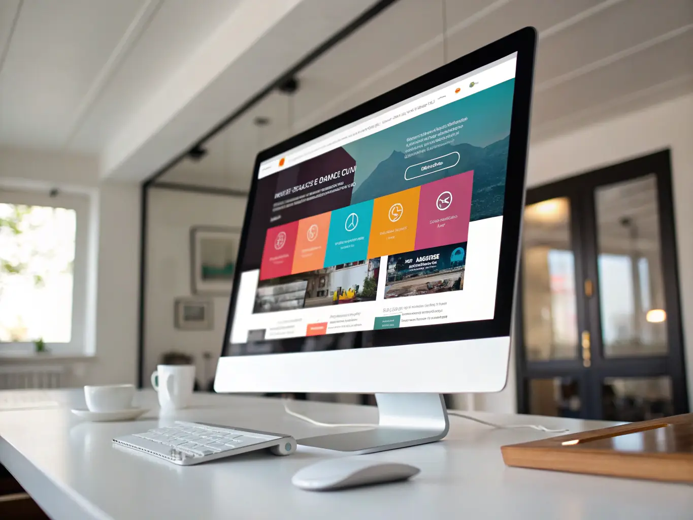 A clean, modern website design showcasing a user-friendly interface with intuitive navigation, reflecting Jynglee Internet Services' commitment to creating visually appealing and functional web solutions.
